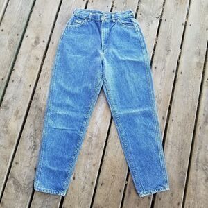 Vintage Lee‎ High Rise Mom Jeans Tapered Leg Denim Sz 28